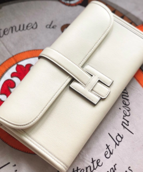 에르메스 지제 엘란29 나타 화이트 스위프트 송아지가죽